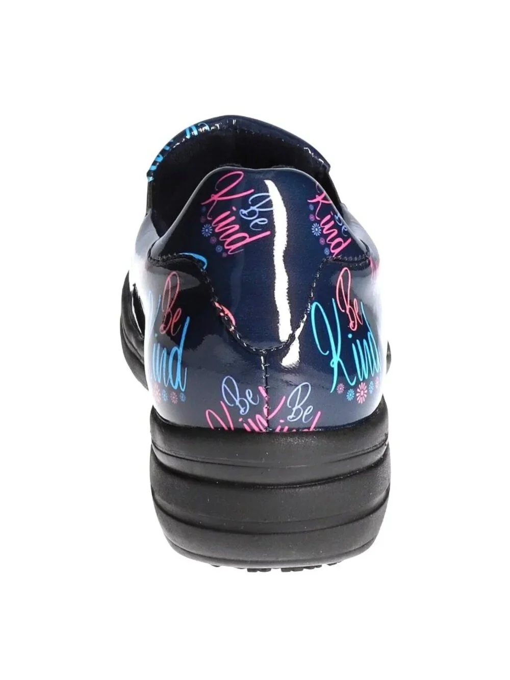 Easy Works Be Kind Clogs 6W Navy Pink Slip Resistant Nursing Comfort Shoes - Picture 4 of 14